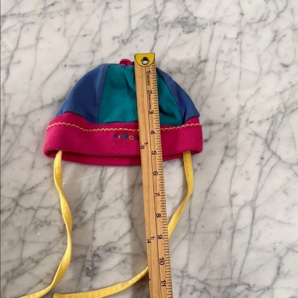 Vintage Rainbow GYMBOREE Colorblock SUMMER HAT OS